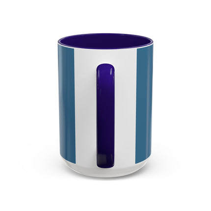 ❤️❄️ The Winter Heart Messenger Colorful Mug – Art Deco Snow Garden Fantasy