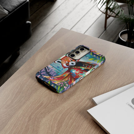 Cybernetic Red Panda Phone Cases