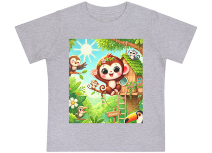 Monkey Treehouse Adventure Baby Short Sleeve T-Shirt