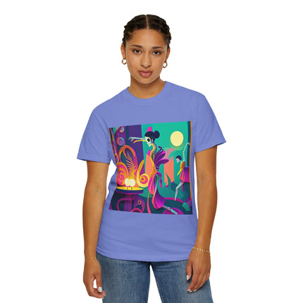 Dance of the Skeleton Ballerinas Unisex Garment-Dyed T-shirt