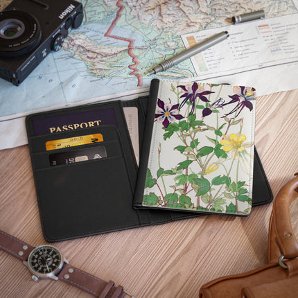 Aquilegia Flower by Tanigami Kônan Passport Cover