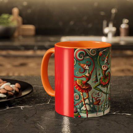 Christmas Ballet of the Absurd Colorful Mugs (11oz, 15oz)