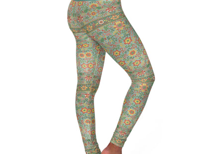 Examples of Chinese ornament, Pl.09 by Owen Jones High Waisted Yoga Leggings (AOP)