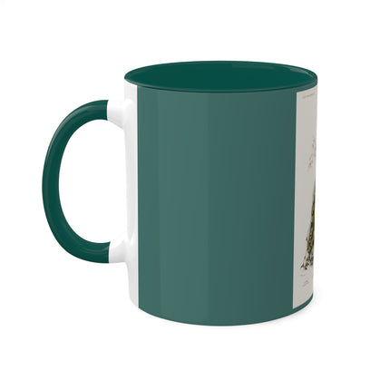 Indian Peafowl by Charles Dessalines D' Orbigny Colorful Mugs, 11oz