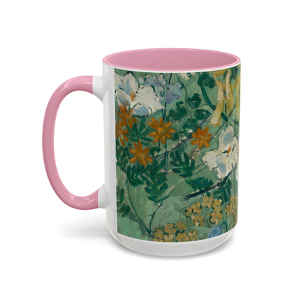 Flowers by August Babberger Colorful Mugs (11oz, 15oz)