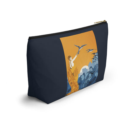 Falcon Mistress Cosmetic Bag – Art Deco Power & Golden Freedom