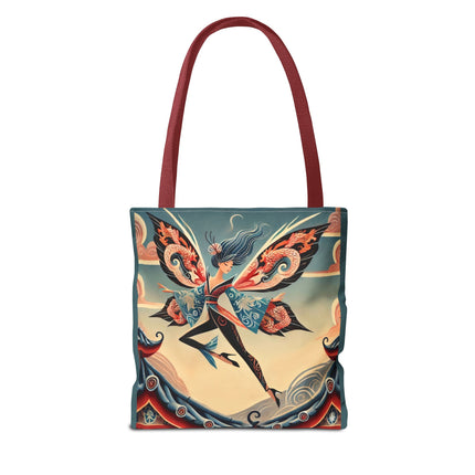 The Dragon Fairy of the Temple Tote Bag – Mythic Grace & Ancient Power