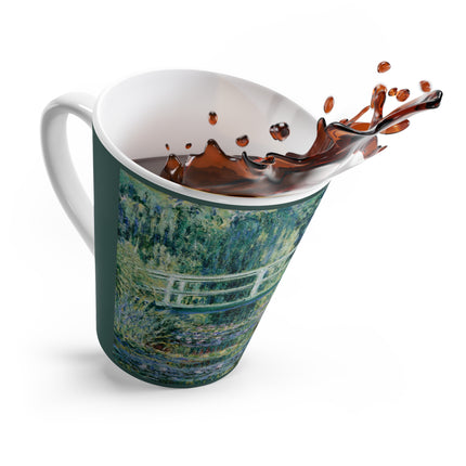Water Lilies and Japanese Bridge by Claude Monet Latte Mug