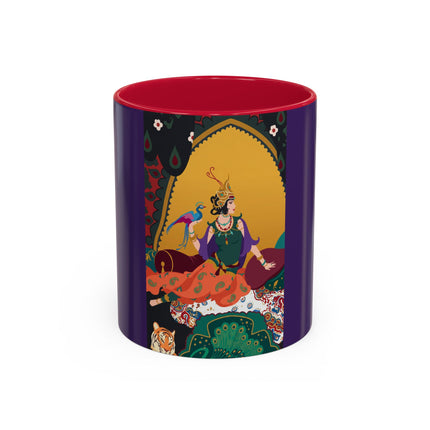 The Jewel Pavilion Colorful Mug (11oz, 15oz) – Royal Elegance, Peacock Beauty & Jewel-Toned Splendor