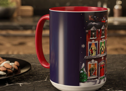 A Christmas Eve Celebration Colorful Mugs (11oz, 15oz)