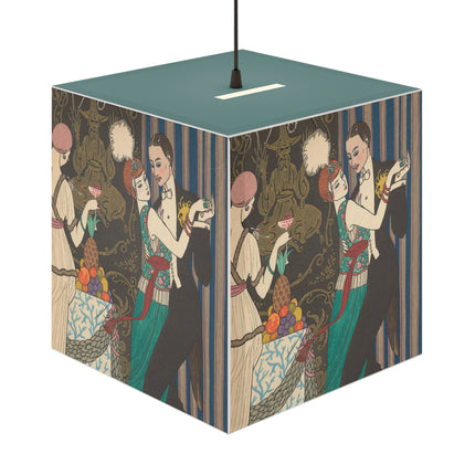 La Danse by George Barbier Light Cube Lamp