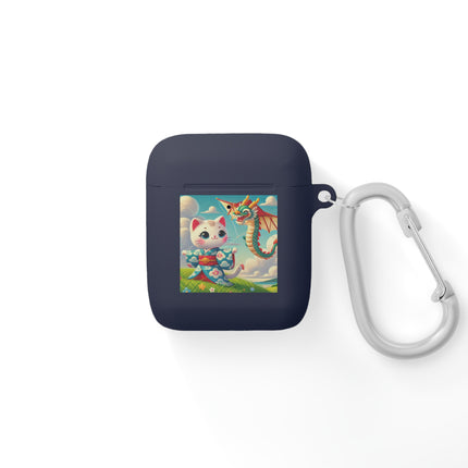 Geisha Kitten and the Dragon Kite AirPods and AirPods Pro Case