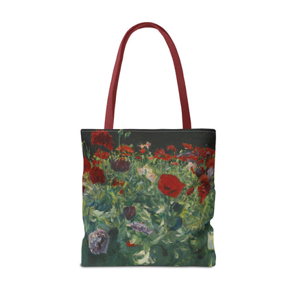 Poppies (A Study of Poppies for Carnation, Lily, Lily, Rose) by John Singer Sargent Tote Bag (AOP)