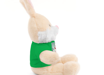 Candy Cane Timekeeper Bunny Stuffed Animals with Tee