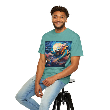A Dragon's Ascent Unisex Garment-Dyed T-shirt