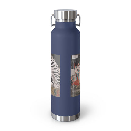 Mitsukuni Defying the Skeleton Spectre by Utagawa Kuniyoshi Copper Vacuum Insulated Bottle, 22oz