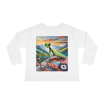 The Joyful Mantis Toddler Long Sleeve Tee