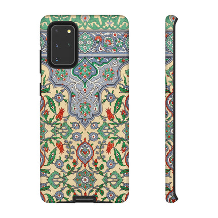 Arabic Art Pattern, Plate by Emile Prisse d’Avennes Phone Cases