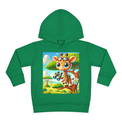 Giraffe Lookout Toddler Pullover Fleece Hoodie