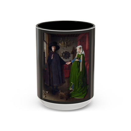 Arnolfini Portrait by Jan Van Eyck Colorful Mugs (11oz, 15oz)