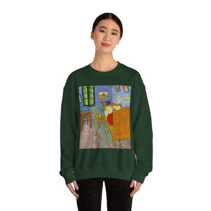 The Bedroom by Vincent van Gogh Heavy Blend™ Crewneck Sweatshirt