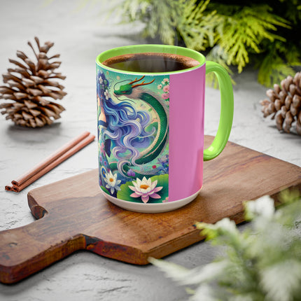 Fairy of the Koi Pond Colorful Mugs (11oz, 15oz)