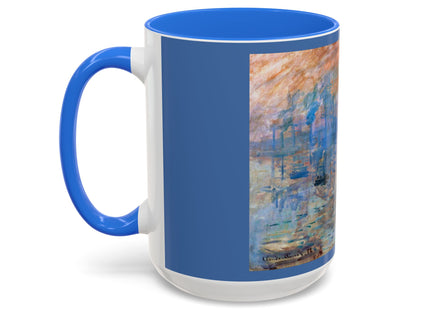 Sunrise by Claude Monet Colorful Mugs (11oz, 15oz)