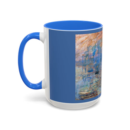 Sunrise by Claude Monet Colorful Mugs (11oz, 15oz)