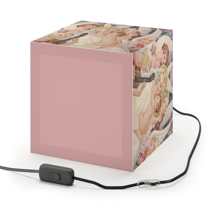 Madonna with Child Surrounded by Musical Angels Light Cube Lamp