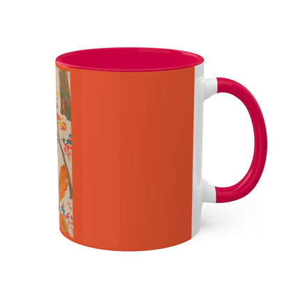 Book Illustration by Hashiguchi Goyō Colorful Mugs, 11oz