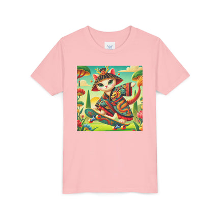 Dragon Dance on Wheels Youth Short Sleeve Tee