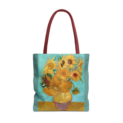 Vase with Twelve Sunflowers by Vincent Van Gogh Tote Bag (AOP)