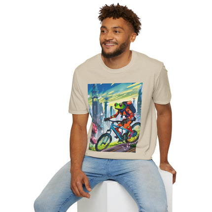 Cyberpunk Frog Softstyle T-Shirt