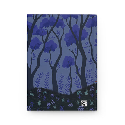 🌙💙 The Lovers Beneath The Moonlit Arbor Hardcover Journal – Rococo Garden Romance