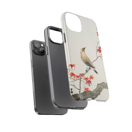 Japanese Bird on Maple by Ohara Koson Phone Cases