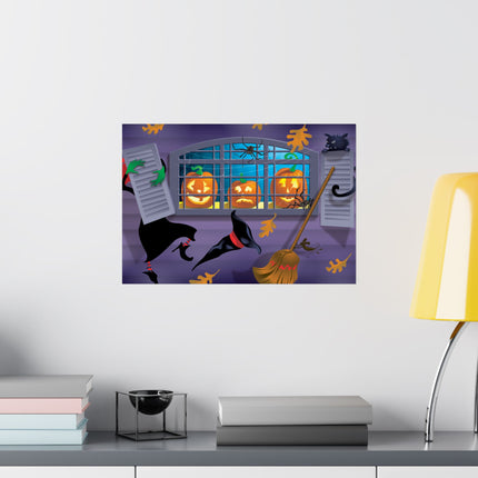 Whimsical Halloween Mischief Matte Horizontal Posters