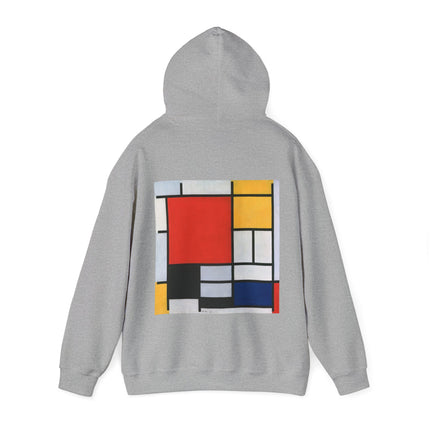 Composition with Red, Yellow, Blue, and Black by Piet Mondrian Heavy Blend™ Hooded Sweatshirt