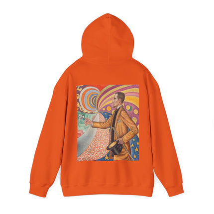Portrait of Felix Feneon by Paul Signac Heavy Blend™ Hooded Sweatshirt