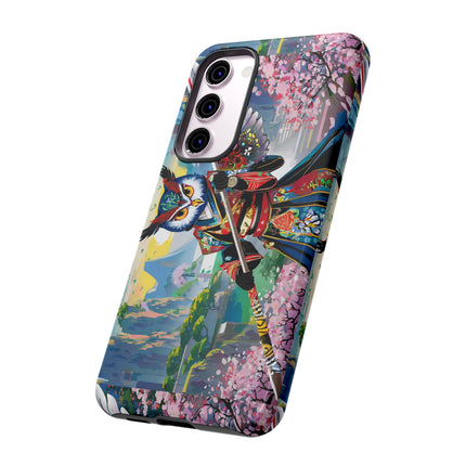 Cyberpunk Samurai Owl Phone Cases