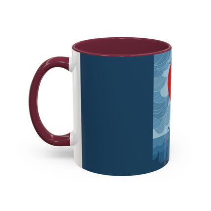 Siren of the Waves Colorful Mugs – Dramatic Sea Power & Bold Elegance