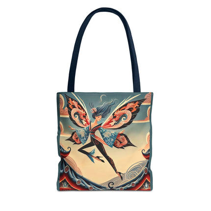 The Dragon Fairy of the Temple Tote Bag – Mythic Grace & Ancient Power