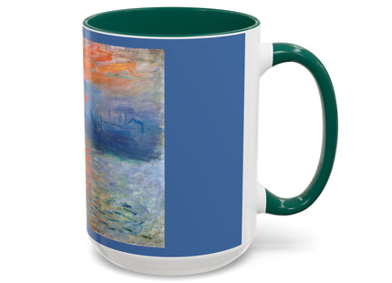 Sunrise by Claude Monet Colorful Mugs (11oz, 15oz)
