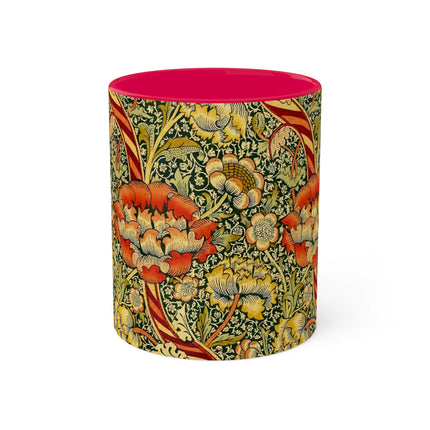 Chintz the Wandle Design by William Morris Colorful Mugs, 11oz