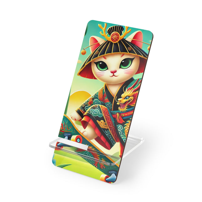 Dragon Dance on Wheels Mobile Display Stand for Smartphones