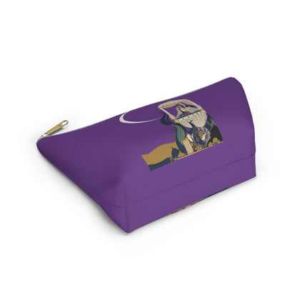 Moonlit Reverie Pavilion Cosmetic Bag – Art Deco Elegance & Mystical Serenity