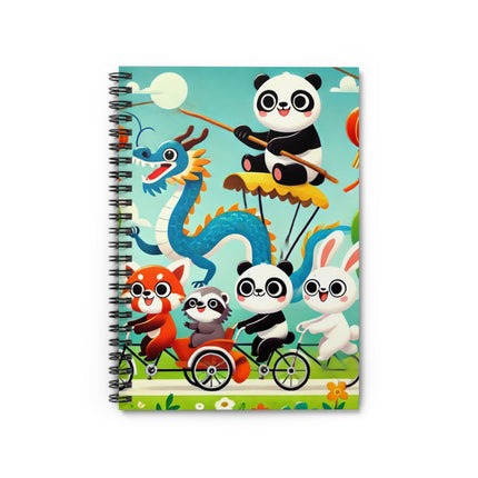 The Rolling Along Together Spiral Notebook – Ruled Line