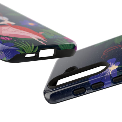 🌺✨ The Lady Of The Starlit Enchanted Garden Phone Case – Art Deco Floral Fantasy