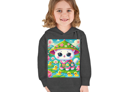 Lily Pond Stroll Toddler Pullover Fleece Hoodie