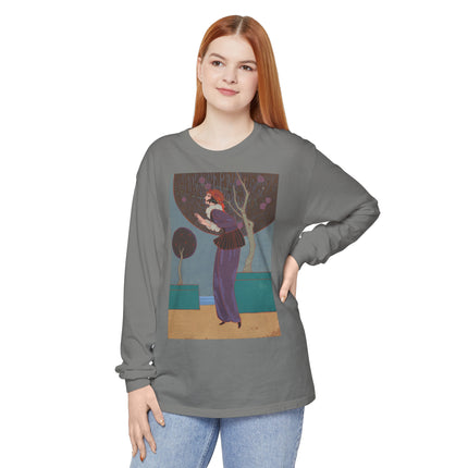 Les Lucioles by Charles Martin Garment-dyed Long Sleeve T-Shirt