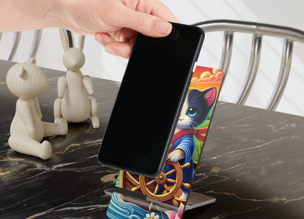 Sailor Kitten’s River Adventure Mobile Display Stand for Smartphones